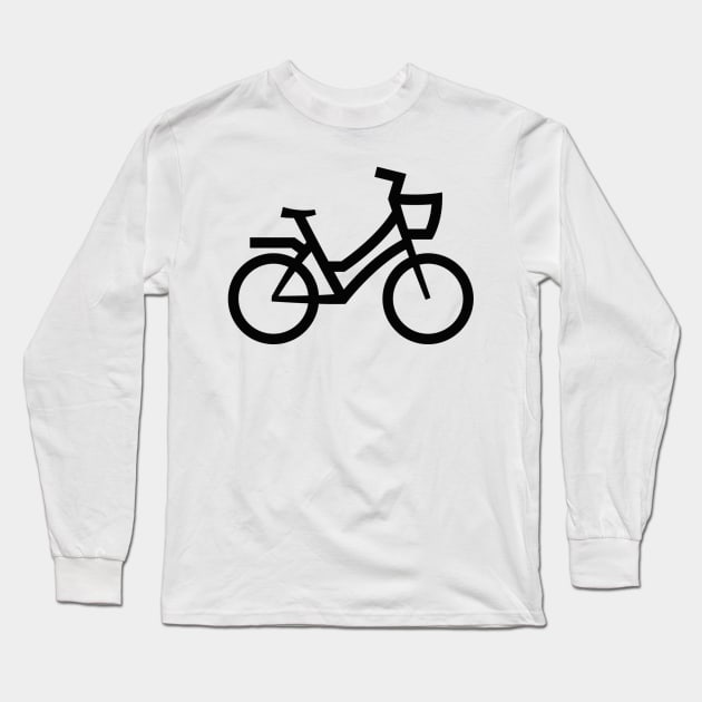 City Bike Long Sleeve T-Shirt by Radradrad